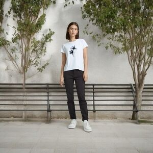 Calvin Klein Women's Dark Grey Ankle Skinny Jeans Size 8 Cotton Stretch VG